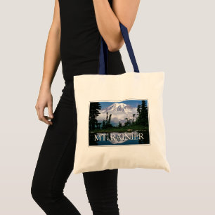 Mount Rainier   Reflection in a Mountain Pond Tote Bag