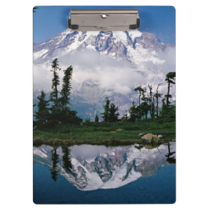 Mount Rainier relected in a mountain tarn Clipboard