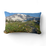 Mount Rainier Skyline Trail Lumbar Pillow
