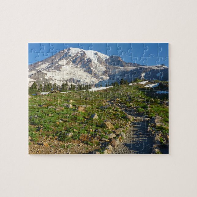 Mount Rainier Skyline Trail View Jigsaw Puzzle (Horizontal)