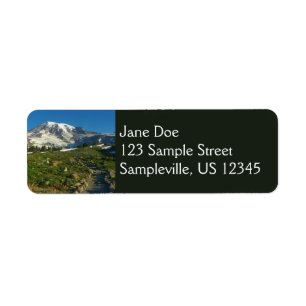 Mount Rainier Skyline Trail View Label