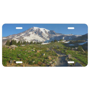Mount Rainier Skyline Trail View License Plate