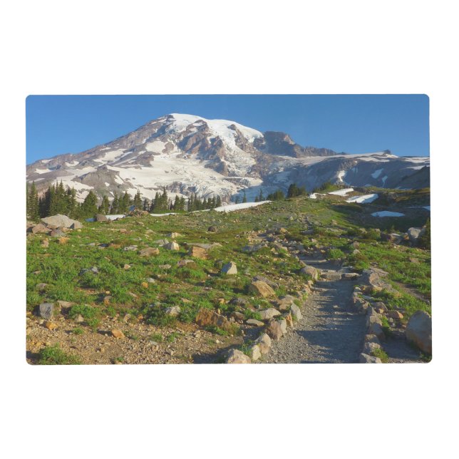Mount Rainier Skyline Trail View Placemat (Front)