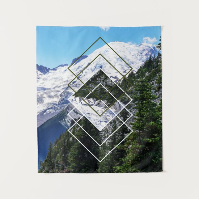 Mount Rainier Small Tapestry (Front)