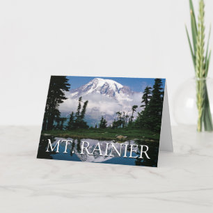 Mount Rainier Thank You Card