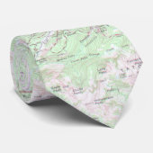 Mount Rainier Topographical Map 1975 Tie (Rolled)