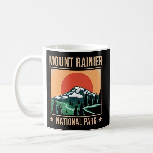Mount Rainier Us National Park Washington State Coffee Mug