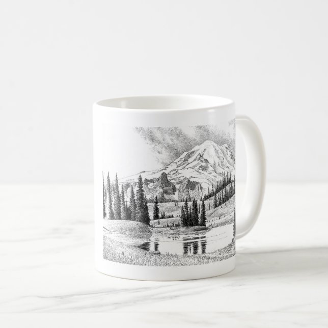 Mount Rainier, Washington Coffee Mug (Front Right)