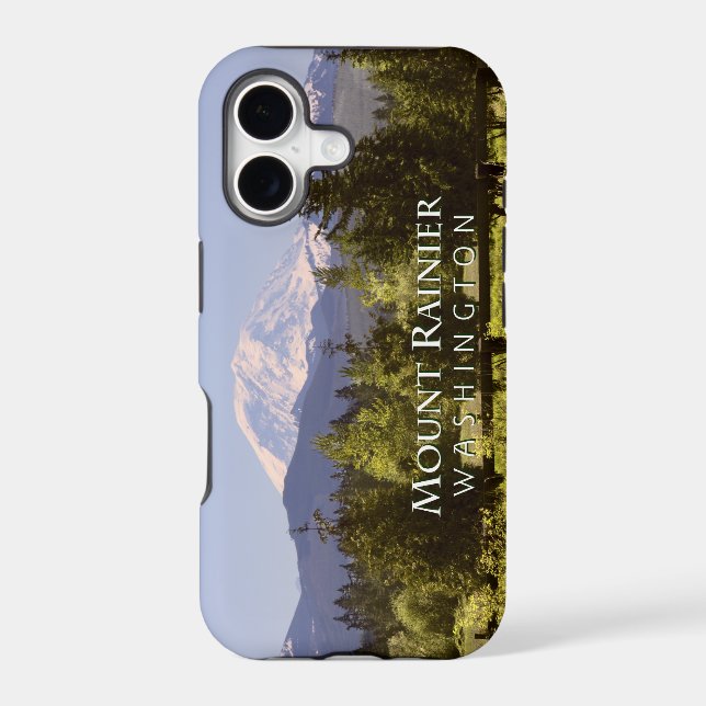 Mount Rainier, Washington Iphone Case (Back)