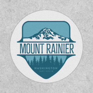 Mount Rainier Washington Mountain crest design Patch