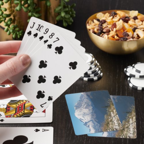 Mount Rainier Washington Photo Playing Cards