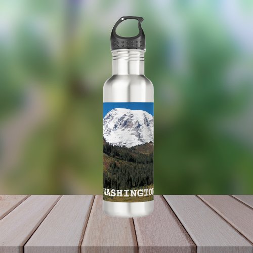 Mount Rainier Washington Photo Stainless Steel Water Bottle