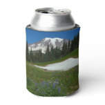 Mount Rainier, Wildflowers and Snow Can Cooler
