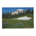 Mount Rainier, Wildflowers and Snow Placemat
