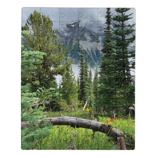 Mount Rainier Wildflowers Photo Jigsaw Puzzle