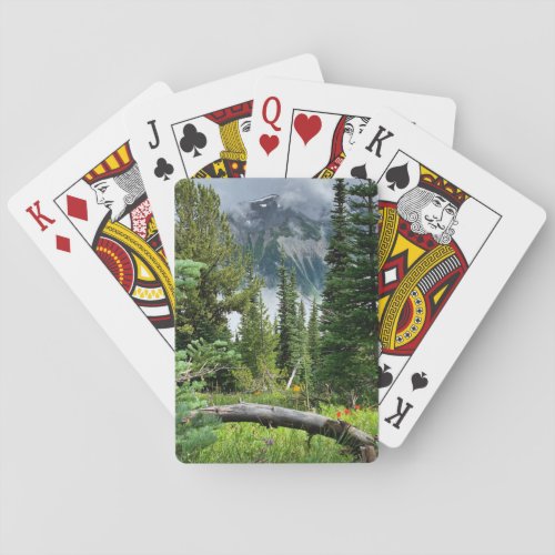 Mount Rainier Wildflowers Playing Cards