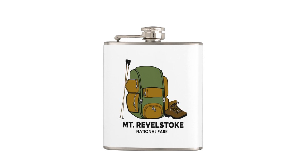 Mount Revelstoke National Park Backpack Flask Zazzle