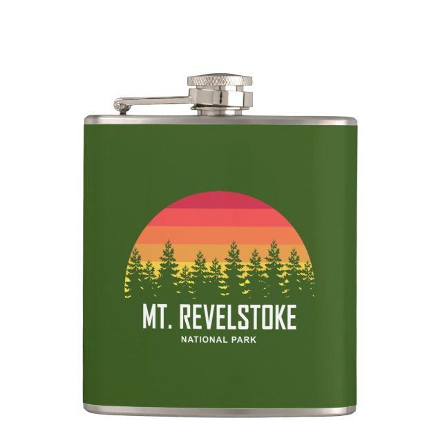 Mount Revelstoke National Park Flask (Front)