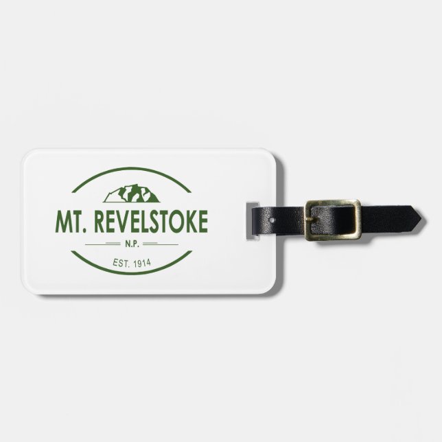 Mount Revelstoke National Park Luggage Tag (Front Horizontal)