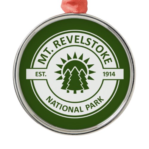 Mount Revelstoke National Park Metal Ornament