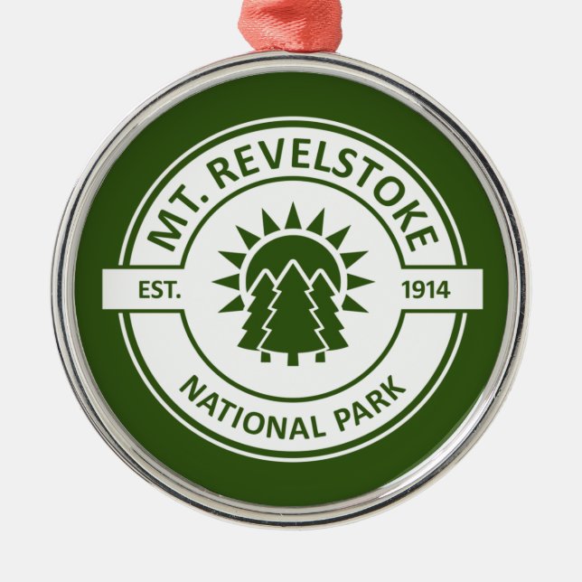 Mount Revelstoke National Park Metal Ornament (Front)