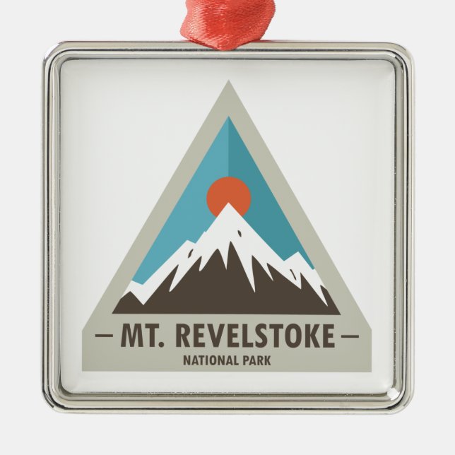 Mount Revelstoke National Park Metal Ornament (Front)