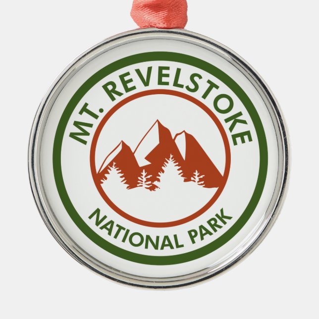 Mount Revelstoke National Park Metal Ornament (Front)
