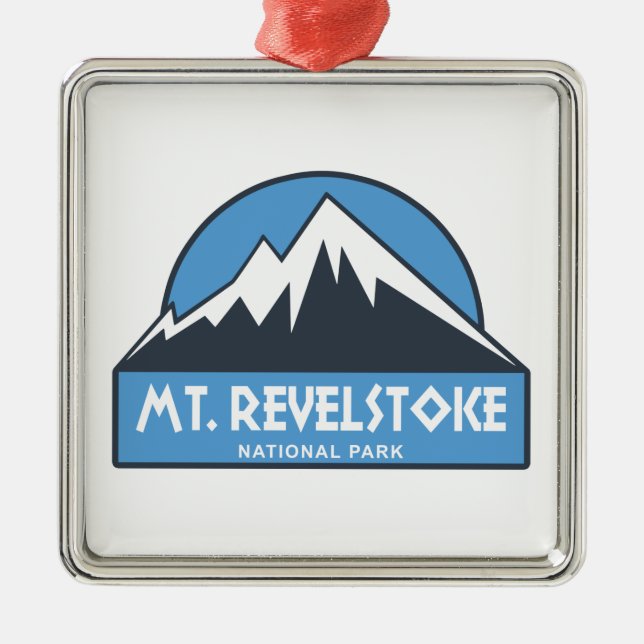 Mount Revelstoke National Park Metal Ornament (Front)
