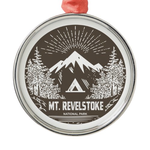 Mount Revelstoke National Park Metal Ornament