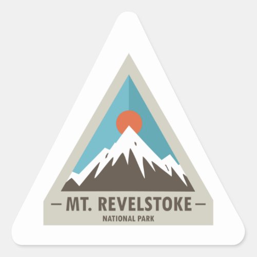 Mount Revelstoke National Park Triangle Sticker