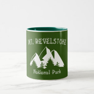 Mount Revelstoke National Park Two-Tone Coffee Mug