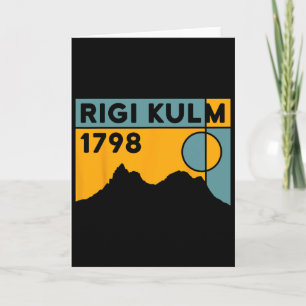Mount Rigi Kulm Lake Lucerne Biking Hiking Skiing  Card