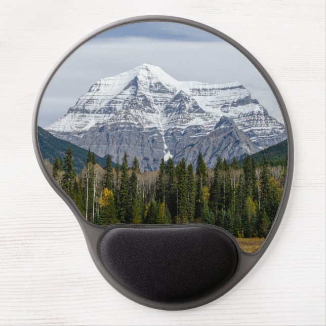 Mount Robson, Canadian Landscape Photography Gel Mouse Pad (Front)