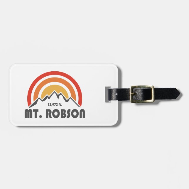 Mount Robson Luggage Tag (Front Horizontal)