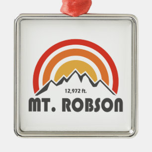 Mount Robson Metal Ornament