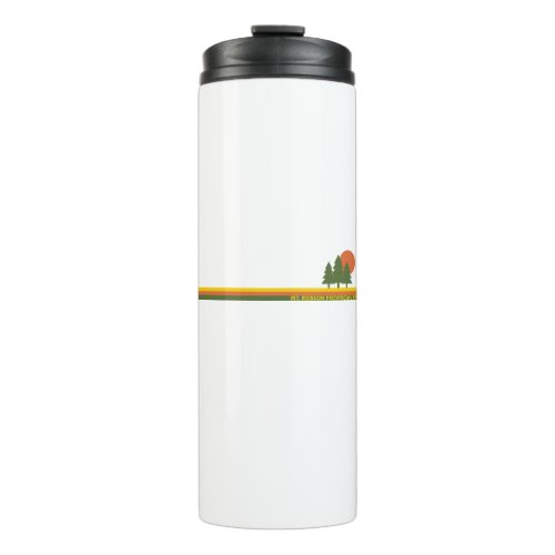 Mount Robson Provincial Park Pine Trees Sun Thermal Tumbler