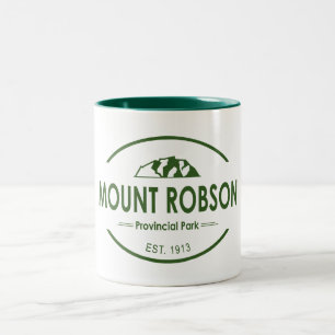 Mount Robson Provincial Park Two-Tone Coffee Mug