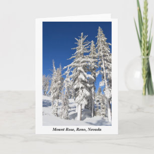 Mount Rose Reno Nevada Photograph by J.Halko Card