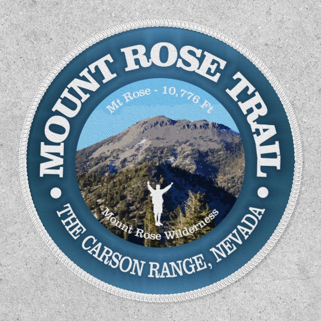 Mount Rose Trail  Patch (Front)