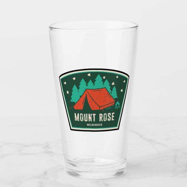 Mount Rose Wilderness Nevada Camping Glass (Front)