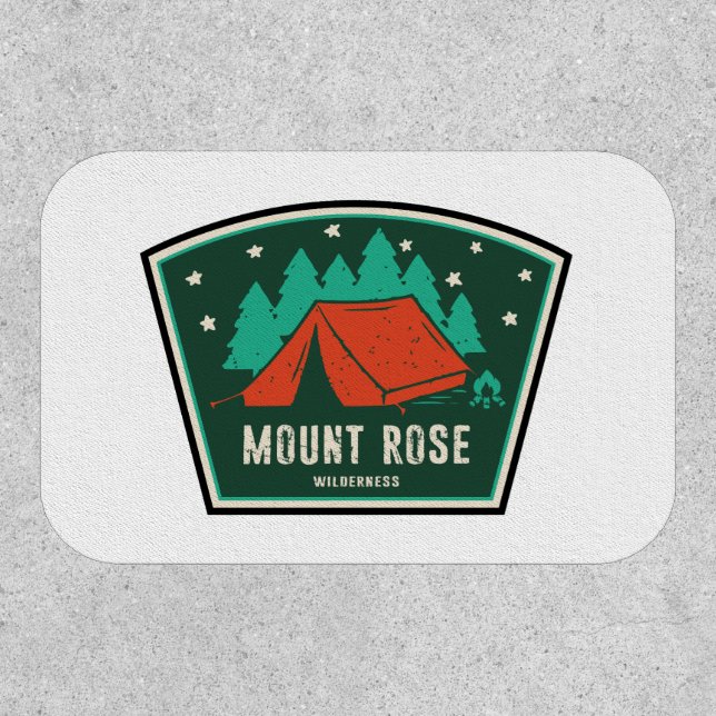 Mount Rose Wilderness Nevada Camping Patch (Front)