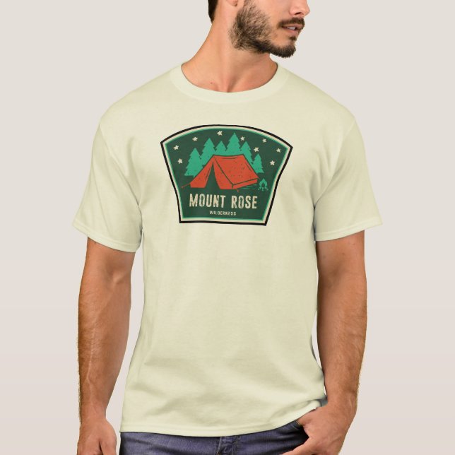 Mount Rose Wilderness Nevada Camping T-Shirt (Front)