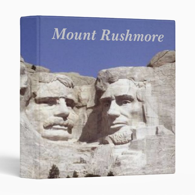 Mount Rushmore 3 Ring Binder (Front/Spine)