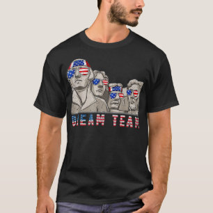 Mount Rushmore 4th Of July Funny Patriotic Preside T-Shirt