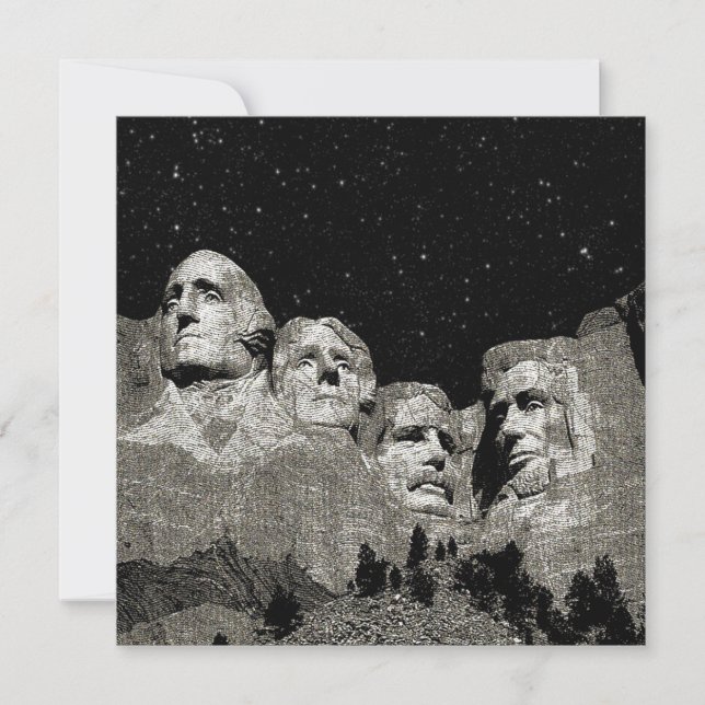 Mount Rushmore American Presidents,   (Front)