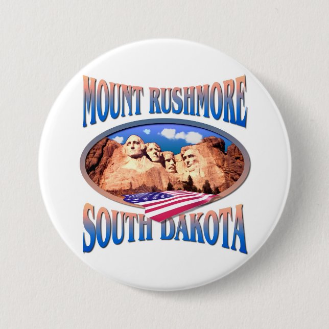 Mount Rushmore Button (Front)