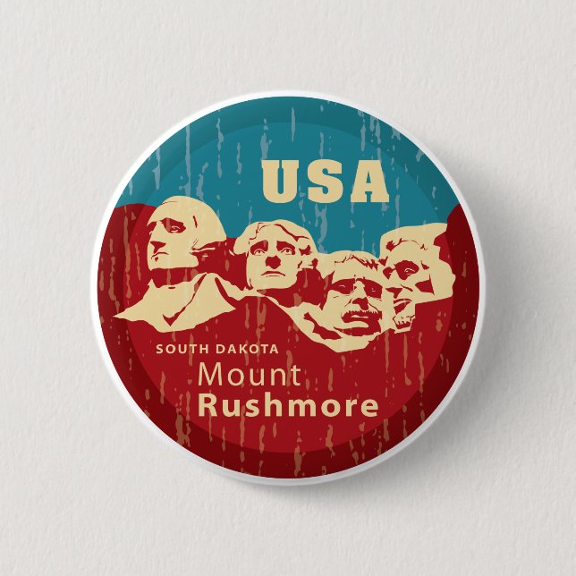 Mount Rushmore Button (Front)