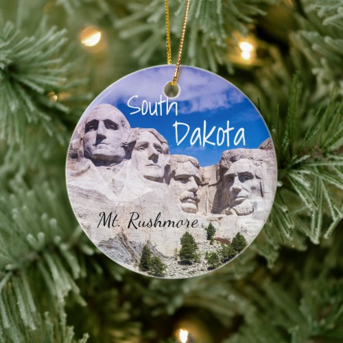 Mount Rushmore Christmas Ornament
