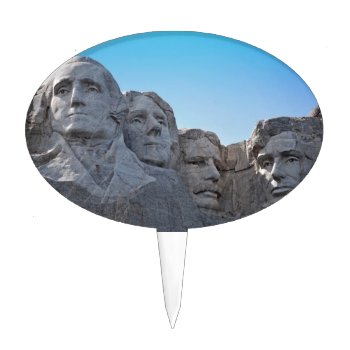Mount Rushmore  Collection Cake Topper by DragonL8dy at Zazzle