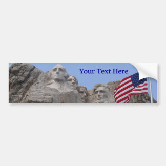 Mount Rushmore (Customizable) Bumper Sticker